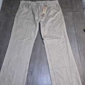 Levi's Khaki Relaxed Straight-Fit Pants